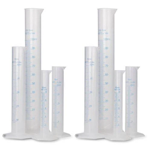 Measuring Cylinder With Plastic Hexagonal Base